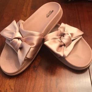 Target Satin Bow Slides